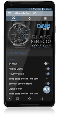 Glass Reflecto HD Watch Face android App screenshot 11