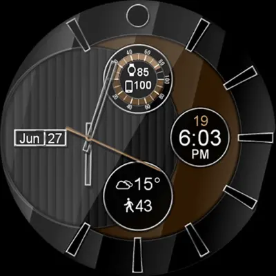 Glass Reflecto HD Watch Face android App screenshot 1