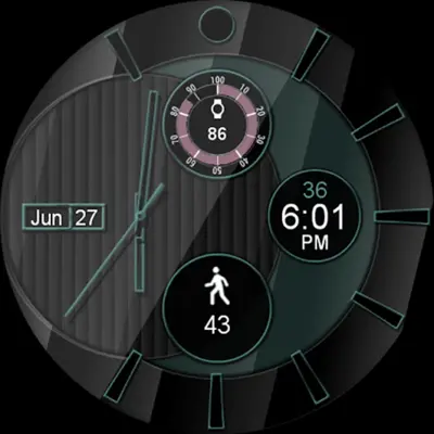 Glass Reflecto HD Watch Face android App screenshot 3