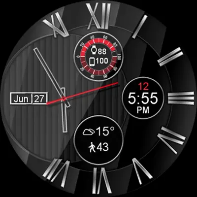 Glass Reflecto HD Watch Face android App screenshot 4